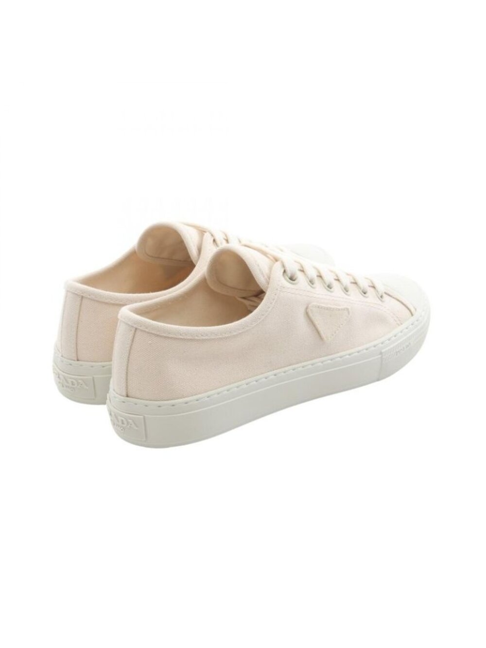 Prada Sneakers Canvas Beige 7 - Picture 2 of 7